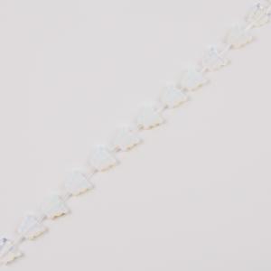 Φεγγαρόπετρες Πεταλούδες 10x13mm