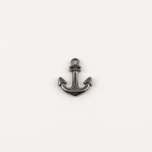 Metal Anchor Black Nickel 1.6x1.4cm