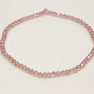 Σειρά Πολυγωνικές Χάντρες Ροζ 10mm