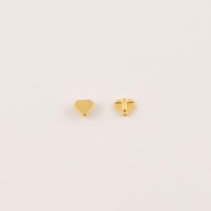 Gold Plated Passed Diamond 3mm
