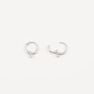 Bases For Earrings Silver 1.3cm