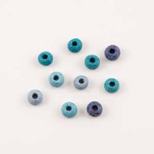 Ceramic Beads Blue Shades