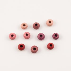 Ceramic Beads Pink Shades
