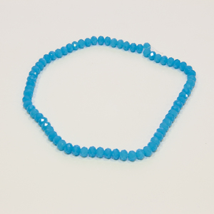 Set Polygonal Beads Light Blue (10mm)