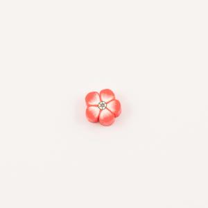 Flower Fimo Red-White (1cm)