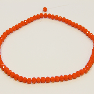 Set  Polygonal Beads Orange 10mm