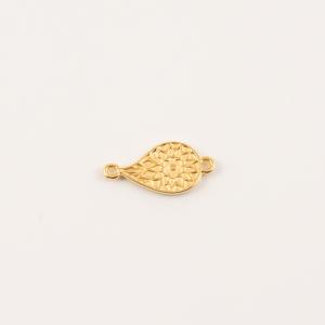 Gold Plated Carved Item 2.2x1.1cm