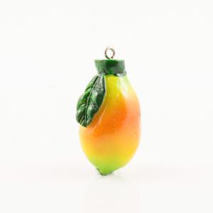 Acrylic Mango Orange (3.5x2cm)