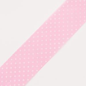 Satin Ribbon Pink Dots 3.5cm