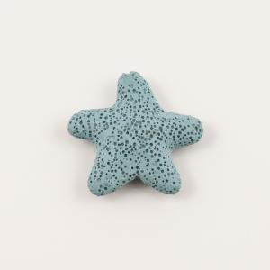 Αστέρι Λάβα Γαλάζιο 4x4cm