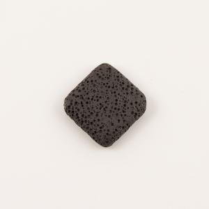 Τετράγωνο Λάβα Μαύρο 2.5x2.5cm