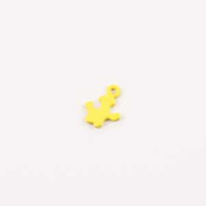 Puzzle Piece Yellow 1.4x1.1cm
