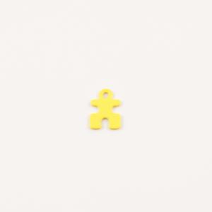Puzzle Piece Yellow 1.2x0.9cm