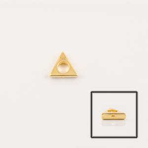 Gold Plated Metal Triangle 1.1x1.1cm