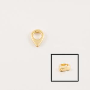 Gold Plated Metal Oval Item 1.2x0.9cm