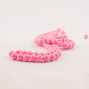 Glass Beads Pink (10mm)