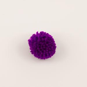 Decorative Pom Pom Purple 2.8cm
