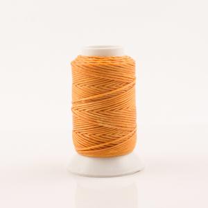 Waxed Cotton Cord Orange  30m