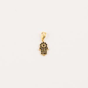 Gold Plated Hand of Fatme 1.7x0.7cm