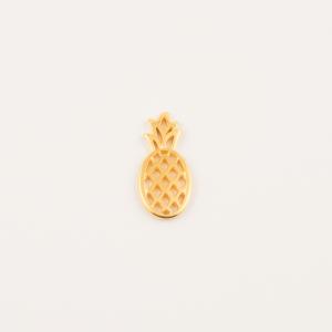 Gold Plated Metal Pineapple 2.5x1.2cm
