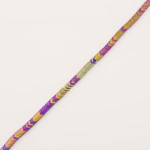 Hematite Beads Arrow Iridescent 6x2mm