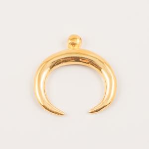 Gold Plated Metal Item 4.4x4.3cm