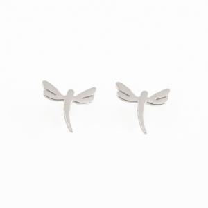 Steel Earrings Dragonfly 1.5x1.5cm