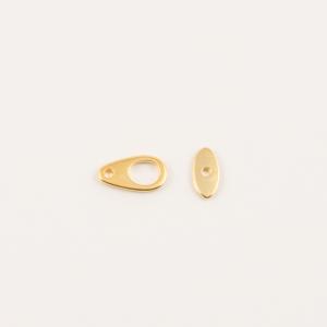 Gold Plated Metal Clasp 1.2x0.7cm