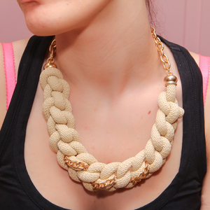 Mountaineering Necklace-Chain Beige