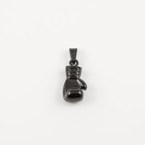 Ατσάλινο Γάντι του Μποξ Μαύρο 3.7x1.5cm