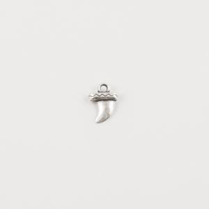 Metal Tooth Silver 1.3x0.9cm