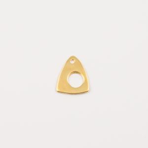Gold Plated Plate Hole 2.2x1.8cm