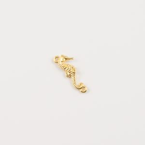 Gold Plated Seahorse 2.3x0.8cm