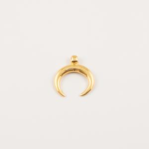 Gold Plated Crescent 3x1.5cm
