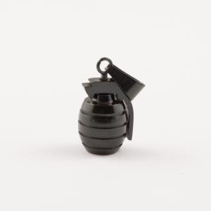 Steel Grenade Black 3x1.4cm