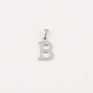 Steel Monogram "B" (2.5x1.3cm)