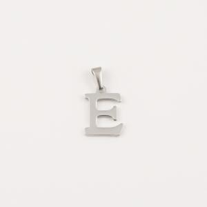 Steel Monogram "E" (2.5x1.5cm)