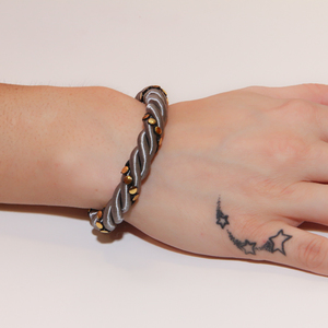 Bracelet Twisted Cord with Braid