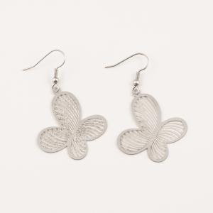 Steel Earrings "Butterfly"