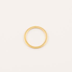 Gold Plated Steel Ring 1.5mm