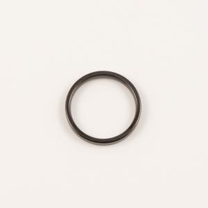 Ατσάλινο Δαχτυλίδι Μαύρο 3mm