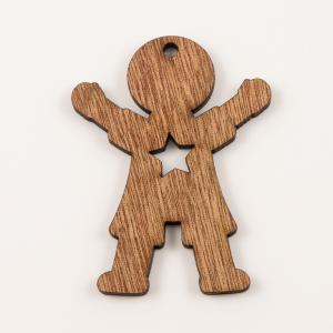 Wooden Boy 6x4.5cm