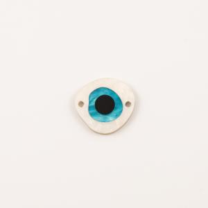 Eye Plexiglass White 2.2x2.1cm