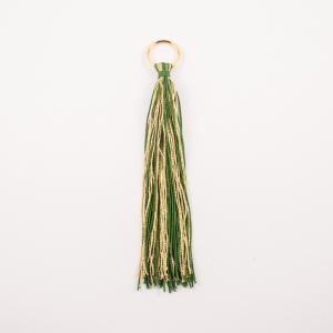 Tassel Cypress Green-Gold 22cm