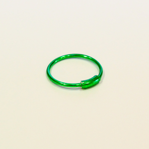 Σκουλαρίκι Μύτης Ασήμι925 Πράσινο
