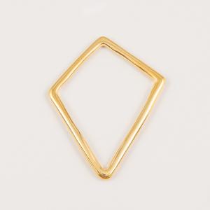 Gold Plated Metal Outline 5.5x4.5cm