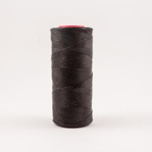 Waxed Cotton Cord Aubergine 100m