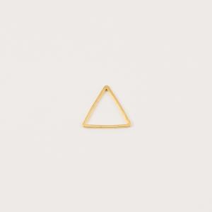 Gold Plated Triangle Outline 1.5x1.4cm