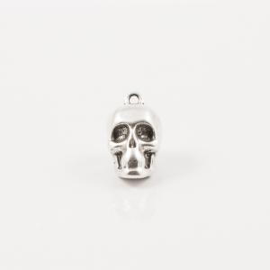 Skull Silver 1.9x1.3cm