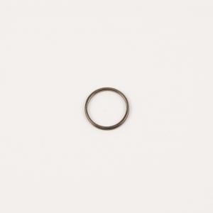 Metal Hoop Black Nickel 1.7cm